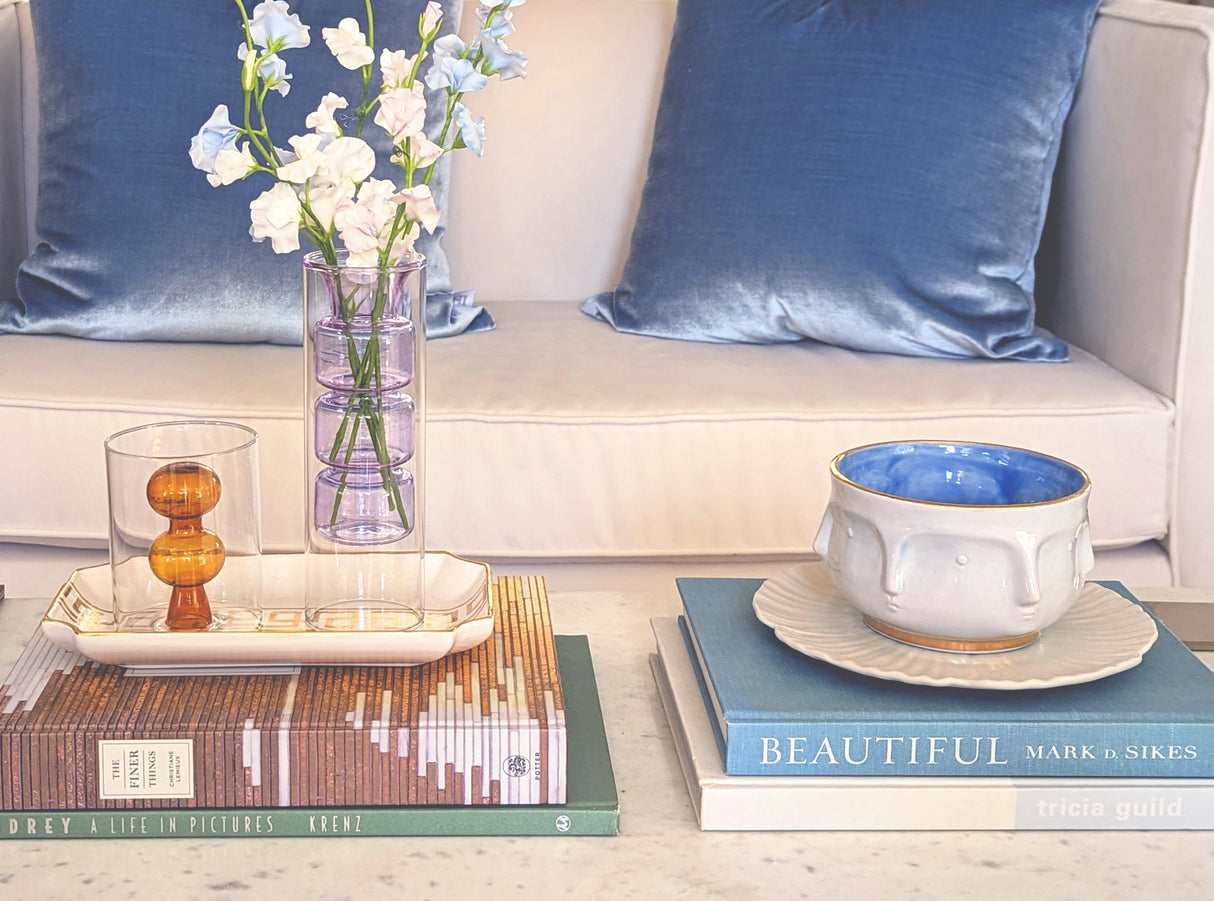 Face Vase with 22K Gold Accent | Wholesale