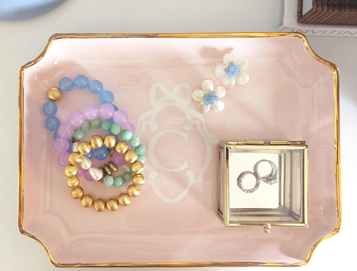 Bow Stripe Ginger Jars in 18 Colors | Wholesale