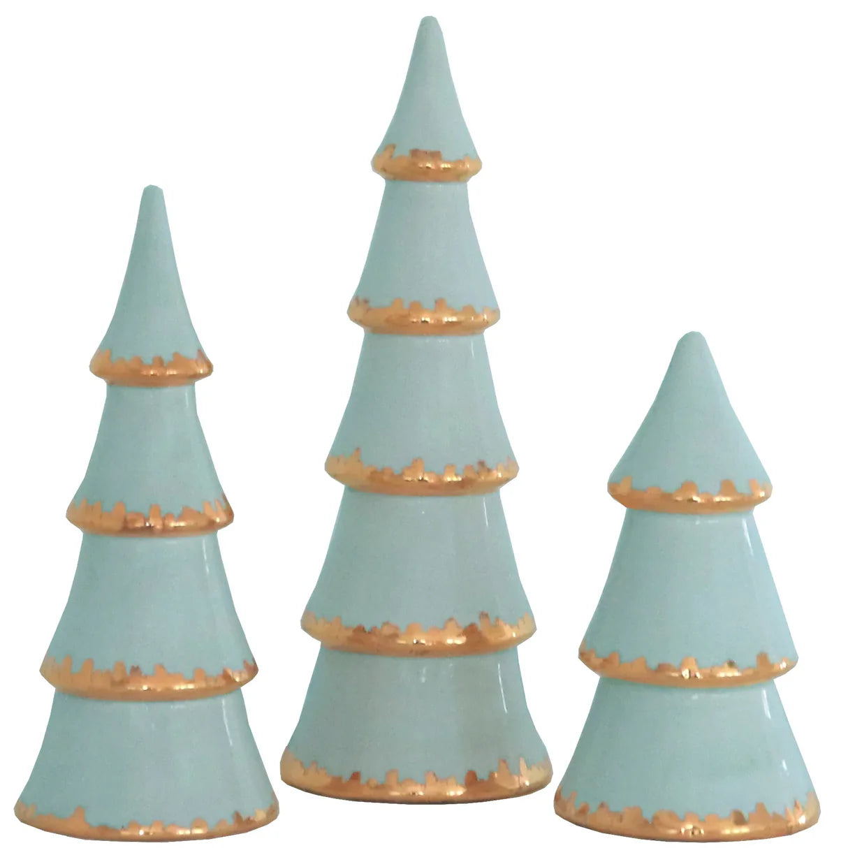 Christmas Trees with 22k Gold Accents in 11 Colors | Wholesale