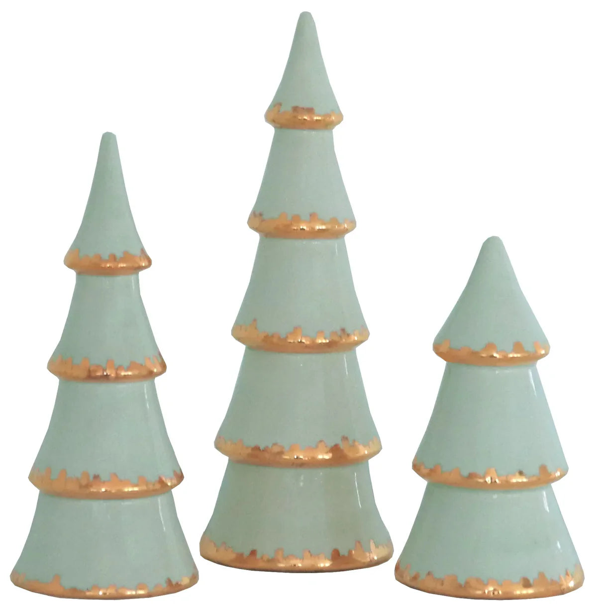 Christmas Trees with 22k Gold Accents in 11 Colors | Wholesale