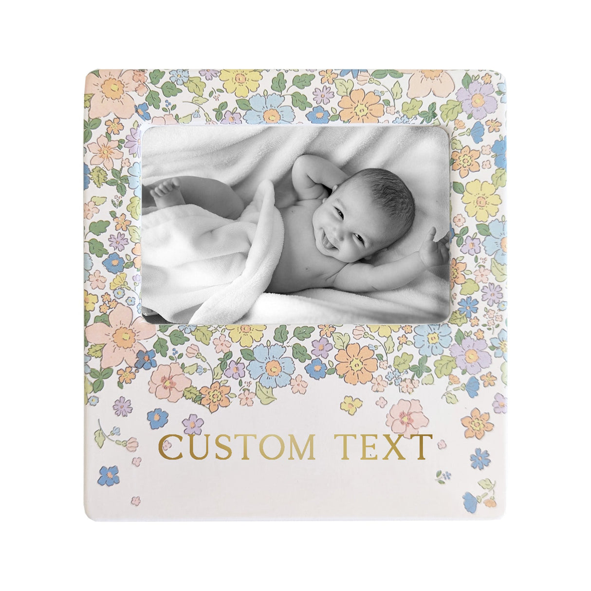 Customizable Flower Field Photo Frame