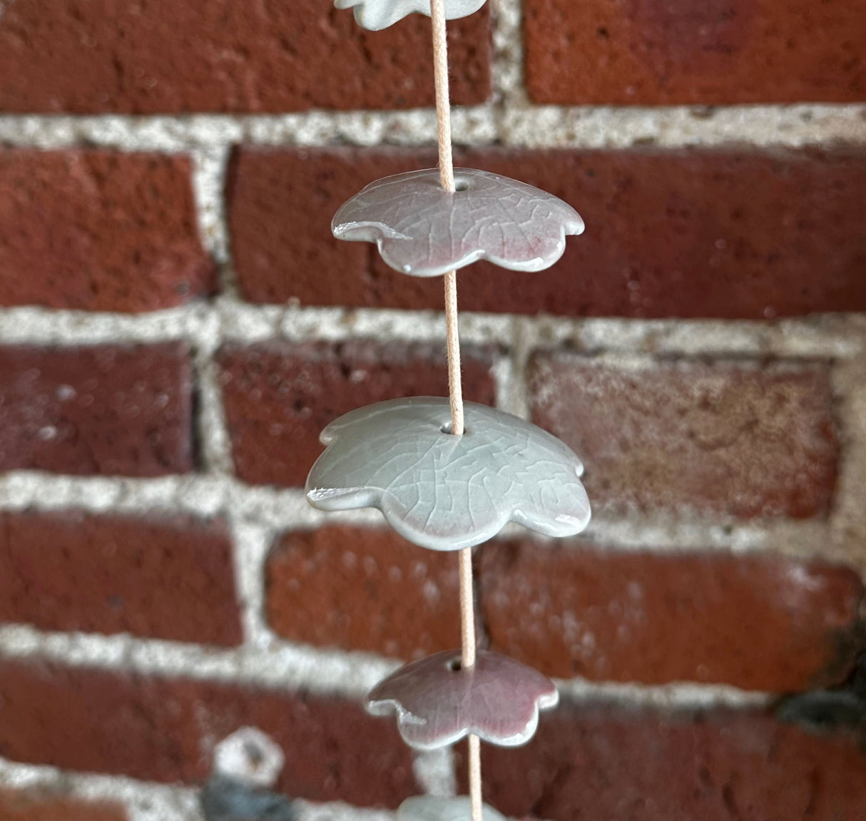 Hanging Disc Flowers Strand- 40" | Amy Sanders de Melo