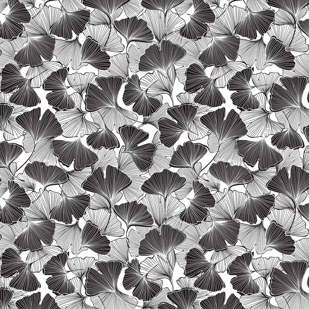 Gingko Leaves Underglaze Transfer