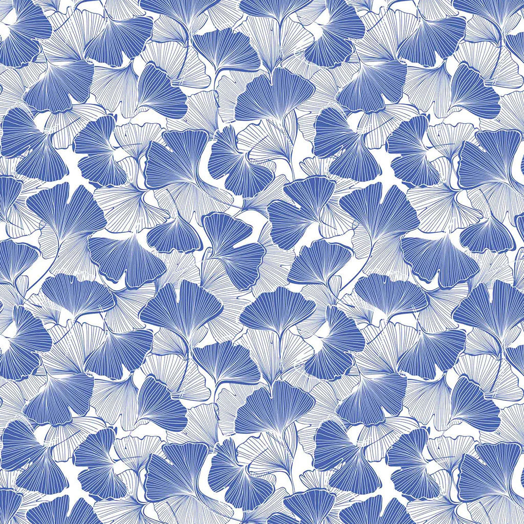 Gingko Leaves Underglaze Transfer