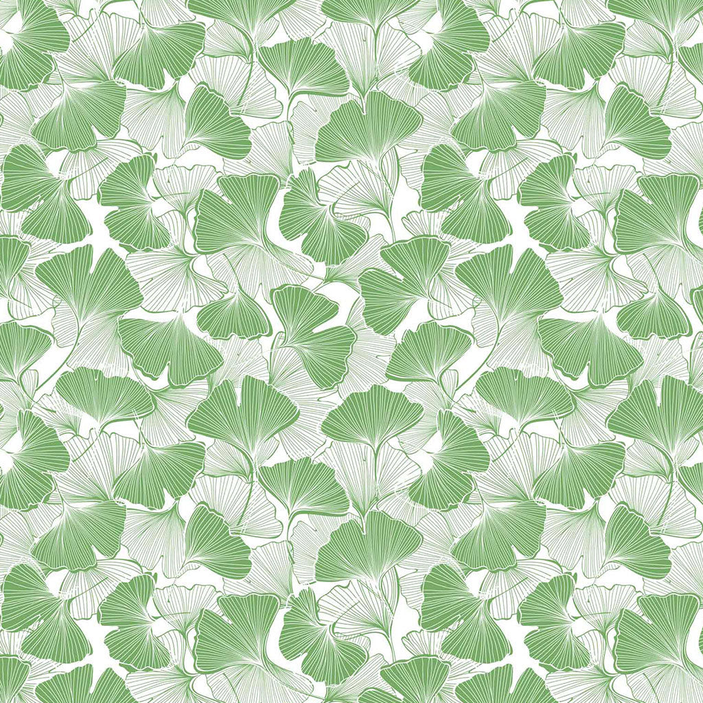 Gingko Leaves Underglaze Transfer