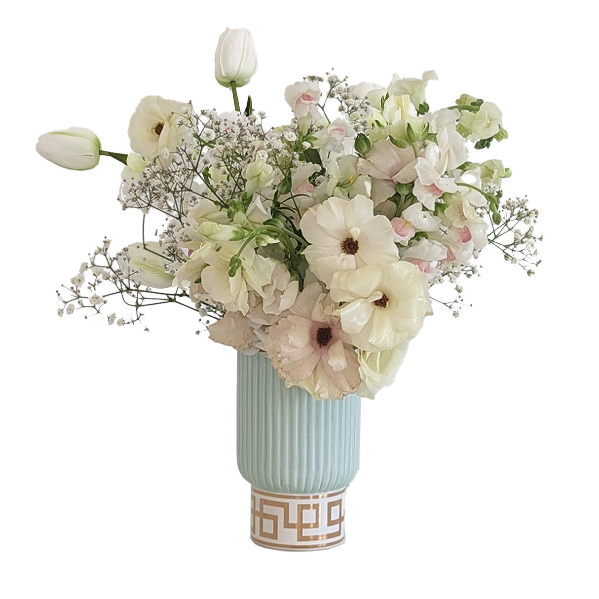 Golden Key Vase with 22K Gold Accent | Wholesale