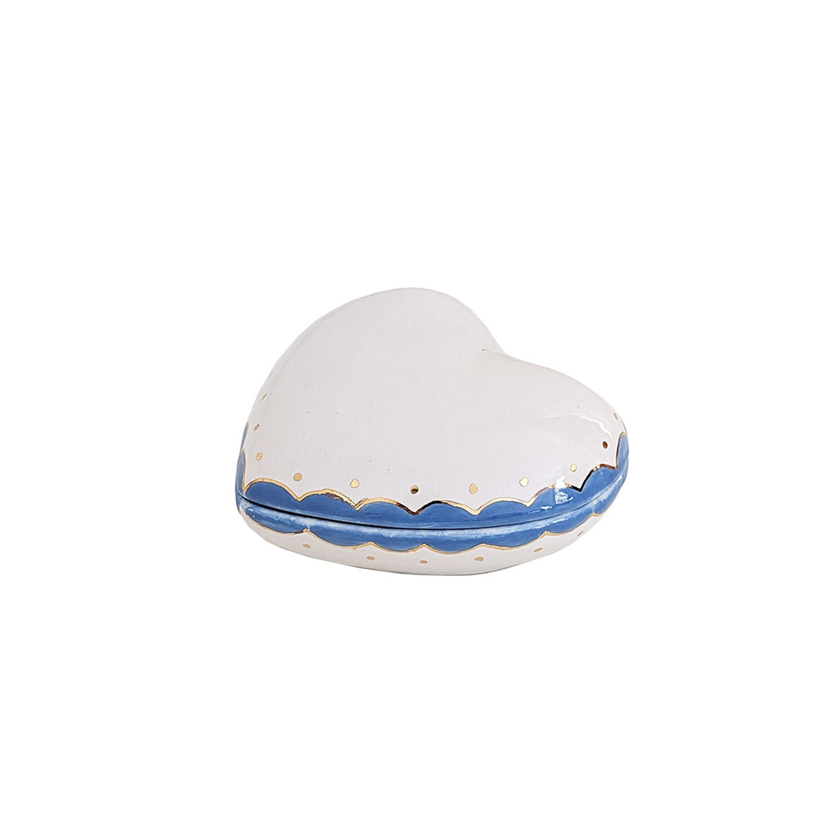 Personalized Delta Phi Epsilon Gold Monogrammed Heart Box