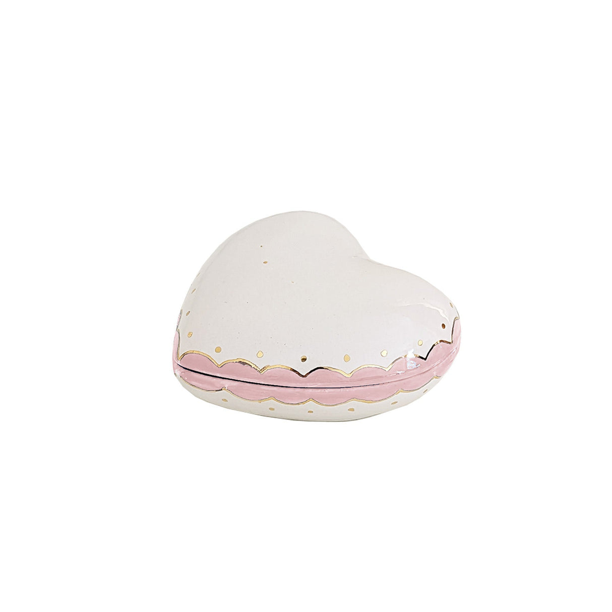 Personalized Delta Phi Epsilon Gold Monogrammed Heart Box