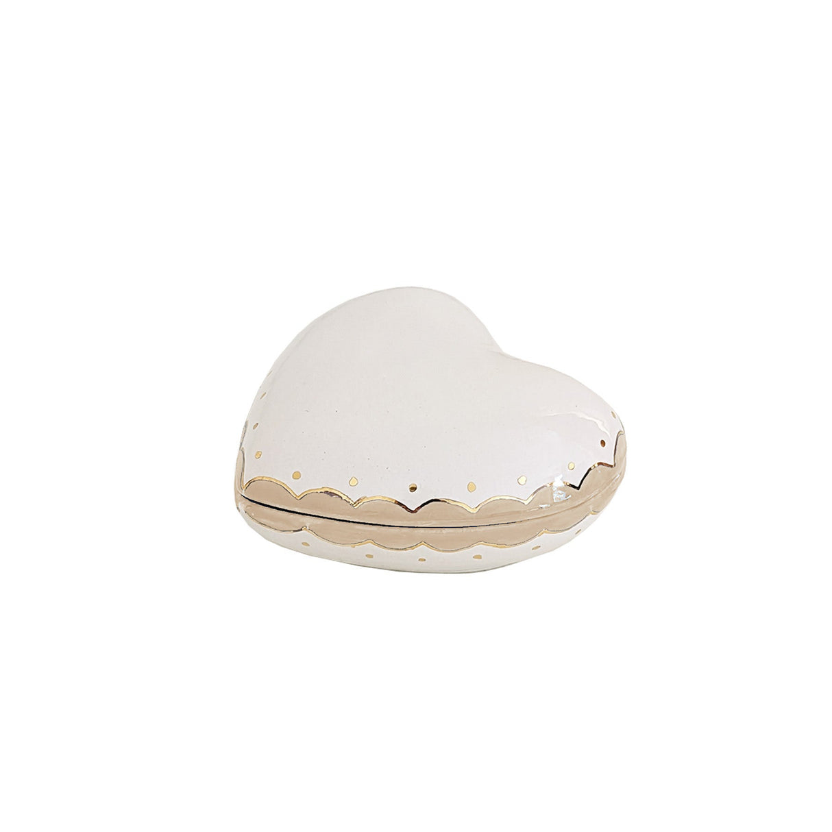 Personalized Tri Delta Gold Monogrammed Heart Box