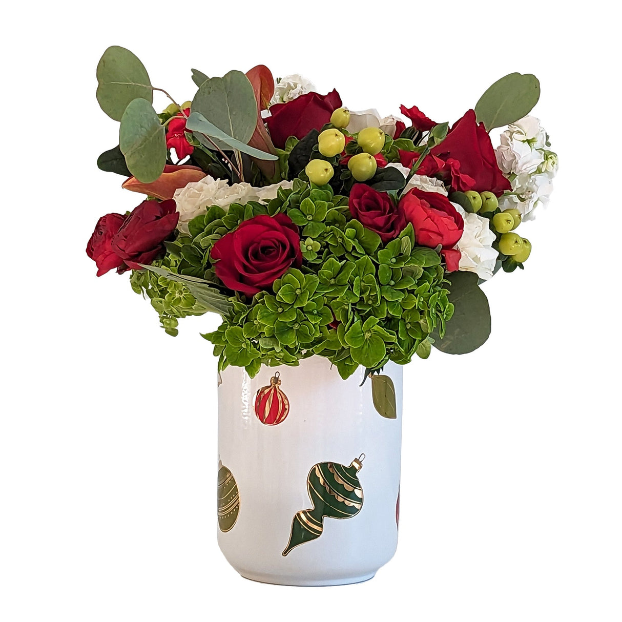 Classic Baubles Vase with 22K Gold Accents | Wholesale