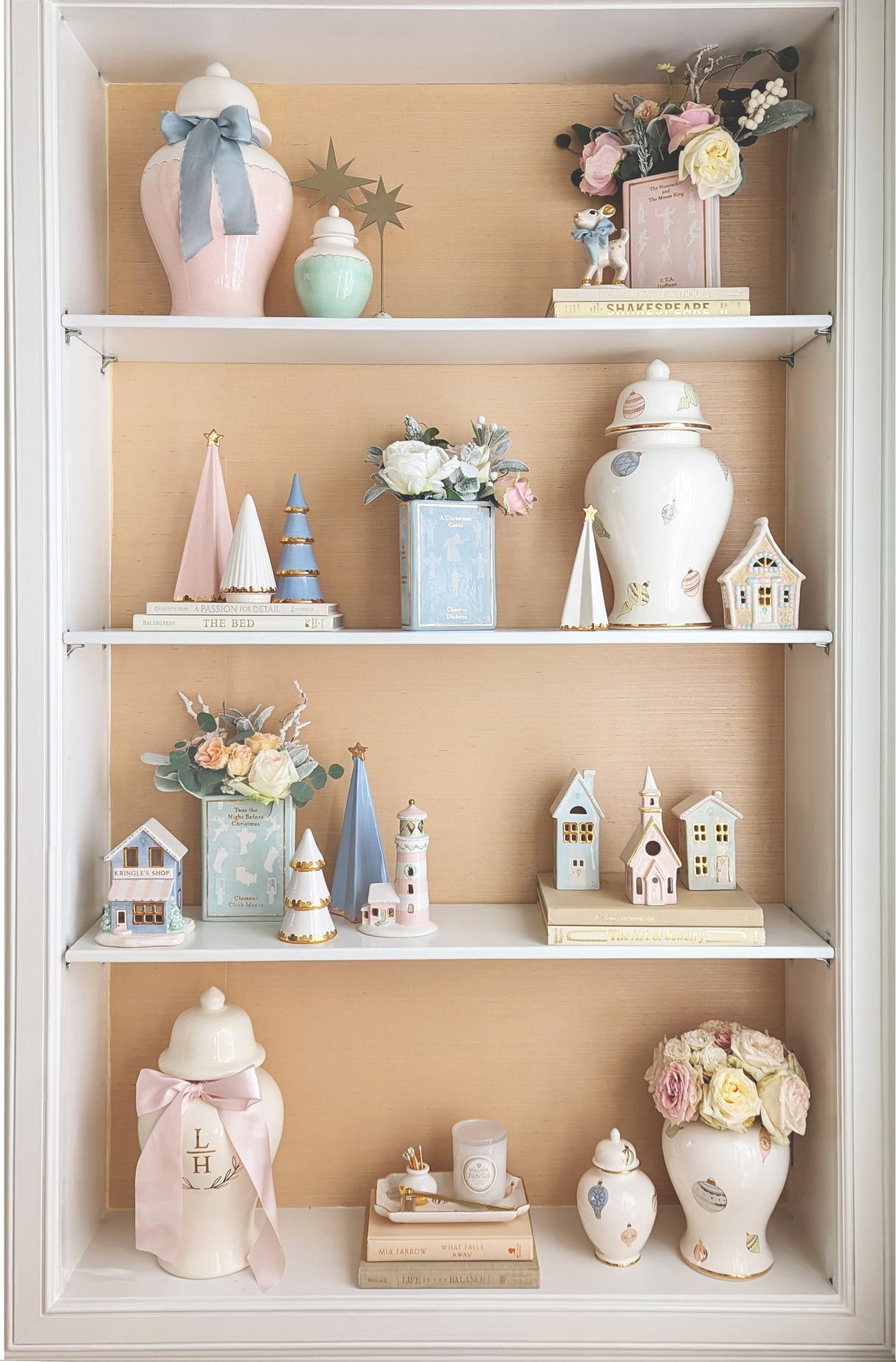 Christmas Classics Book Vase- The Nutcracker and the Mouse King in Pink | Wholesale