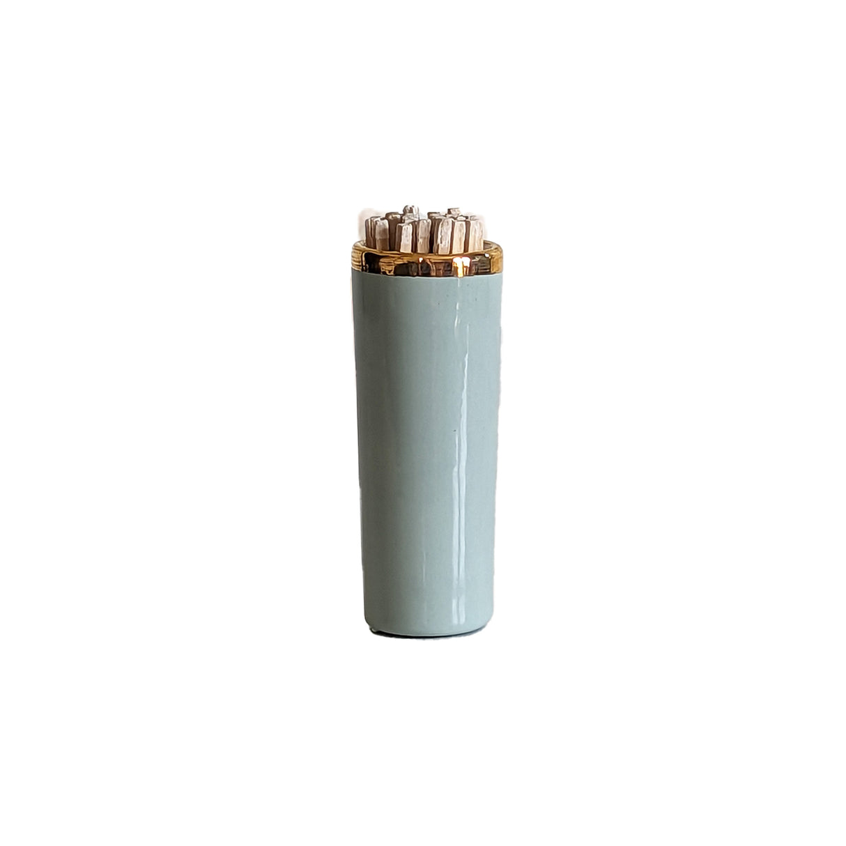 Solid Match Holder/ Striker with Gold Accent