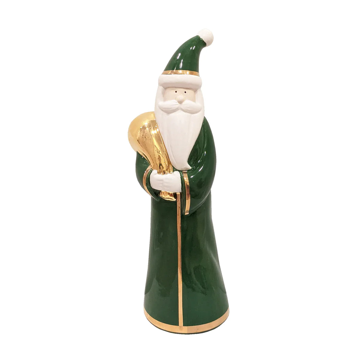 Santa with 22k Gold Accents in 9 Colors | Wholesale