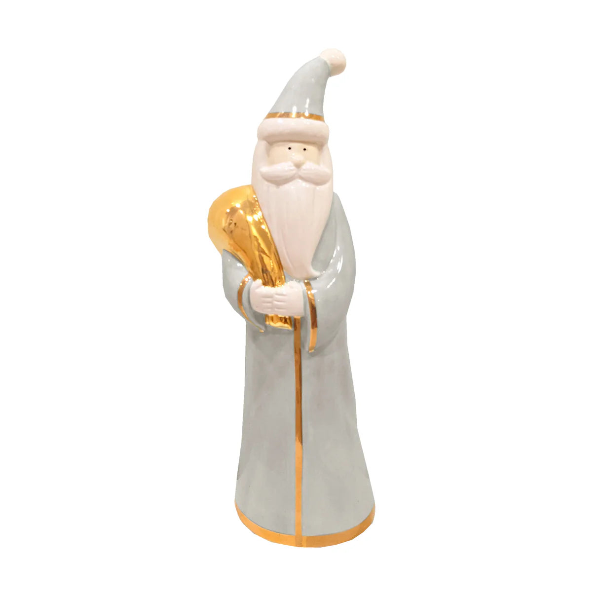 Santa with 22k Gold Accents in 9 Colors | Wholesale