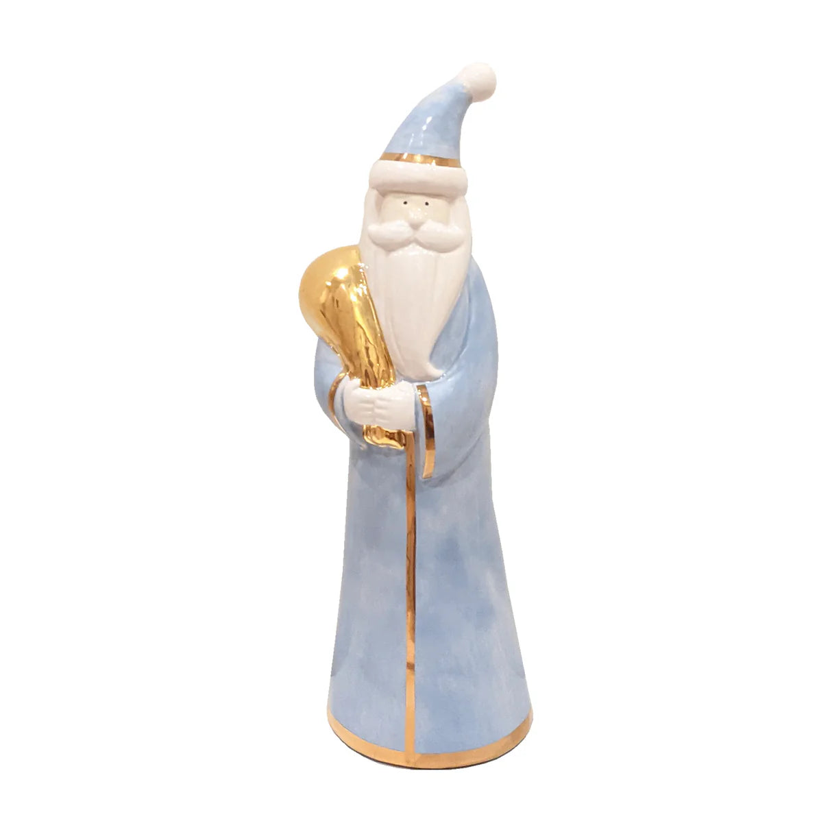 Santa with 22k Gold Accents in 9 Colors | Wholesale
