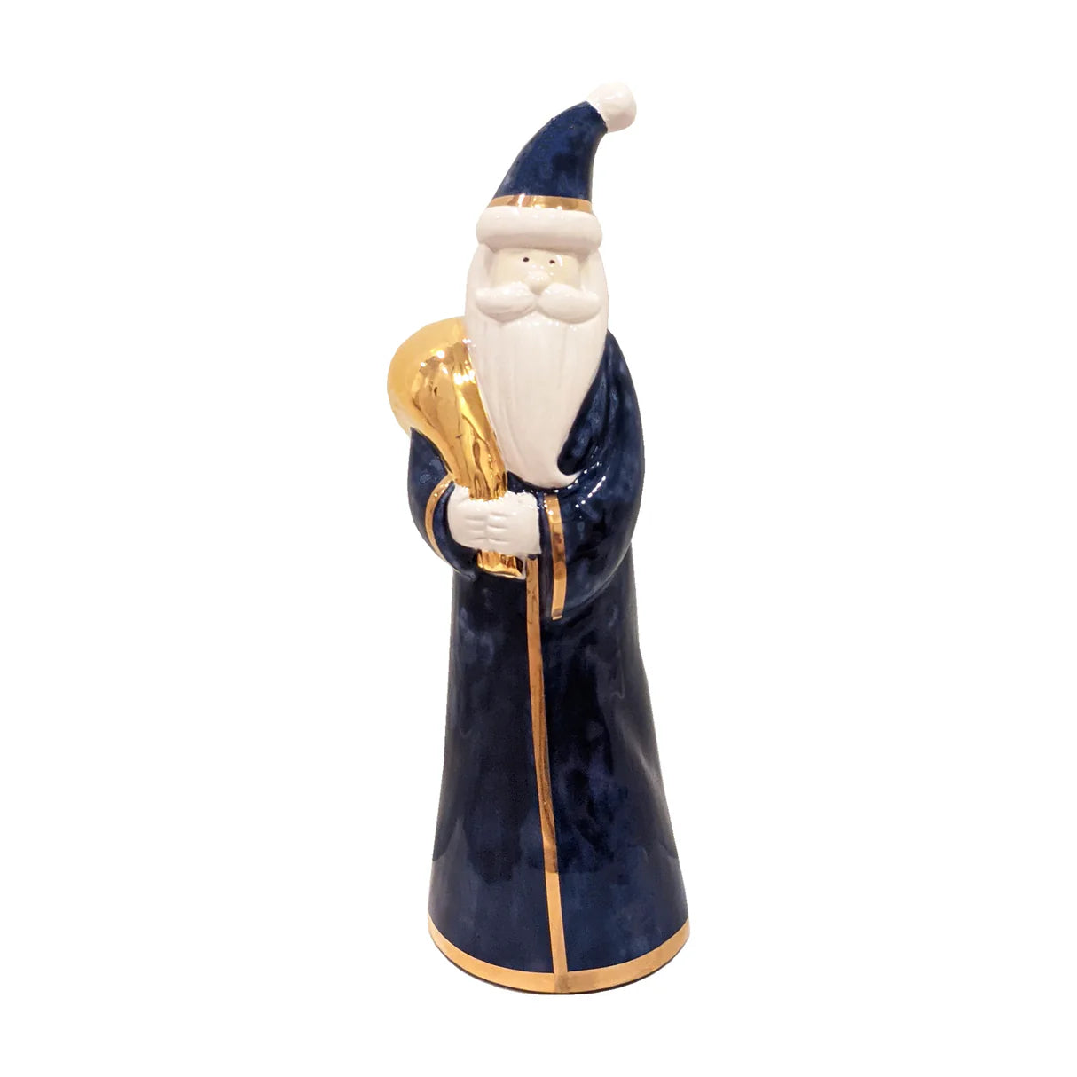 Santa with 22k Gold Accents in 9 Colors | Wholesale