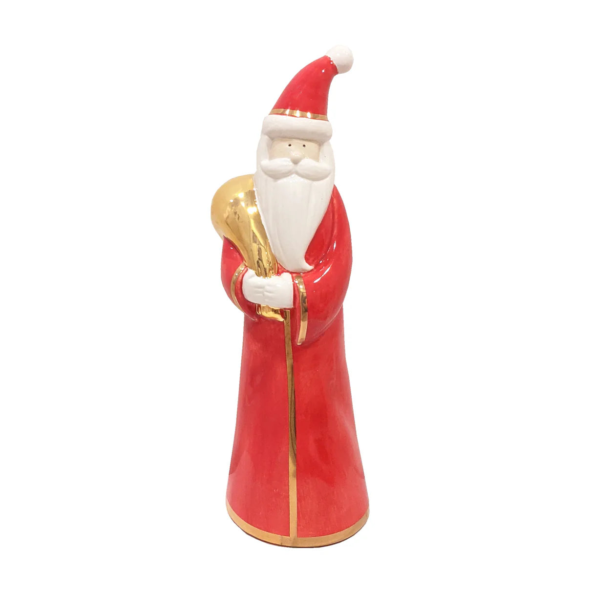 Santa with 22k Gold Accents in 9 Colors | Wholesale