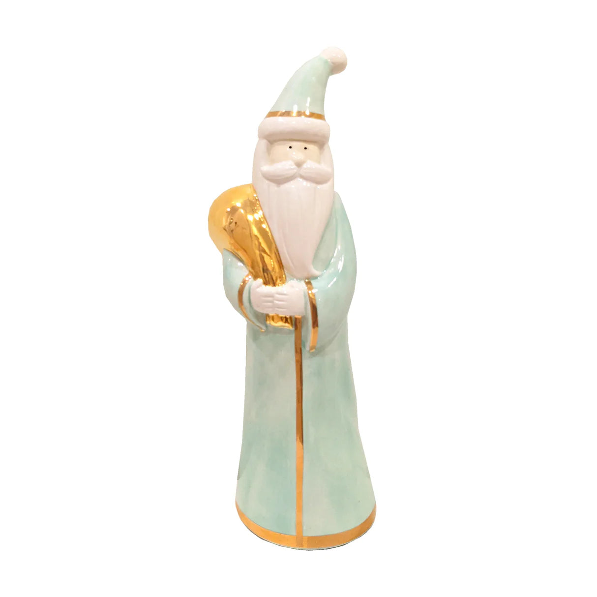 Santa with 22k Gold Accents in 9 Colors | Wholesale