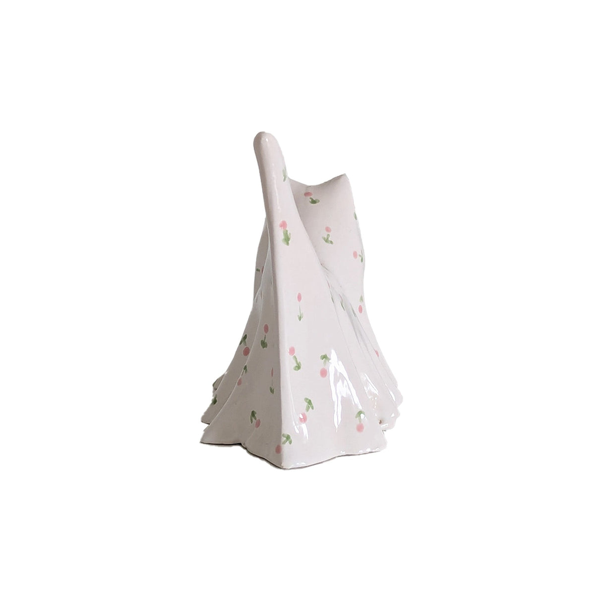 Vintage Floral Bedsheet Ghost- Cat
