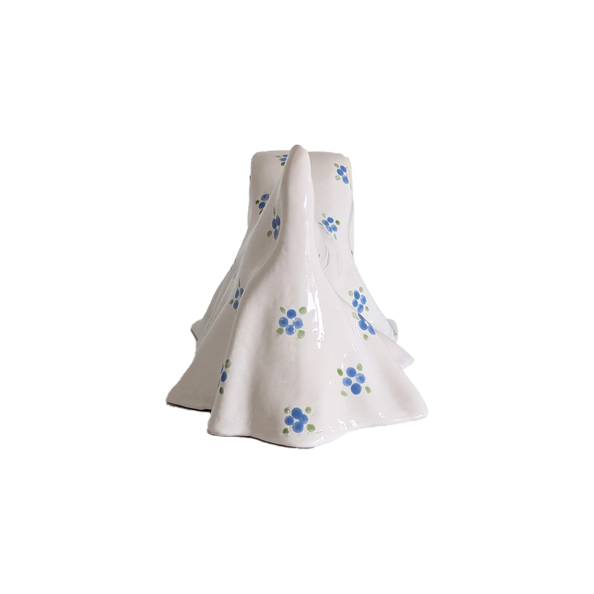 Vintage Floral Bedsheet Ghost- Dog
