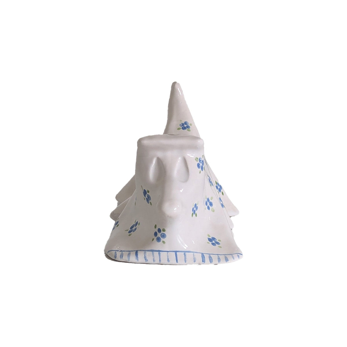 Vintage Floral Bedsheet Ghost- Dog