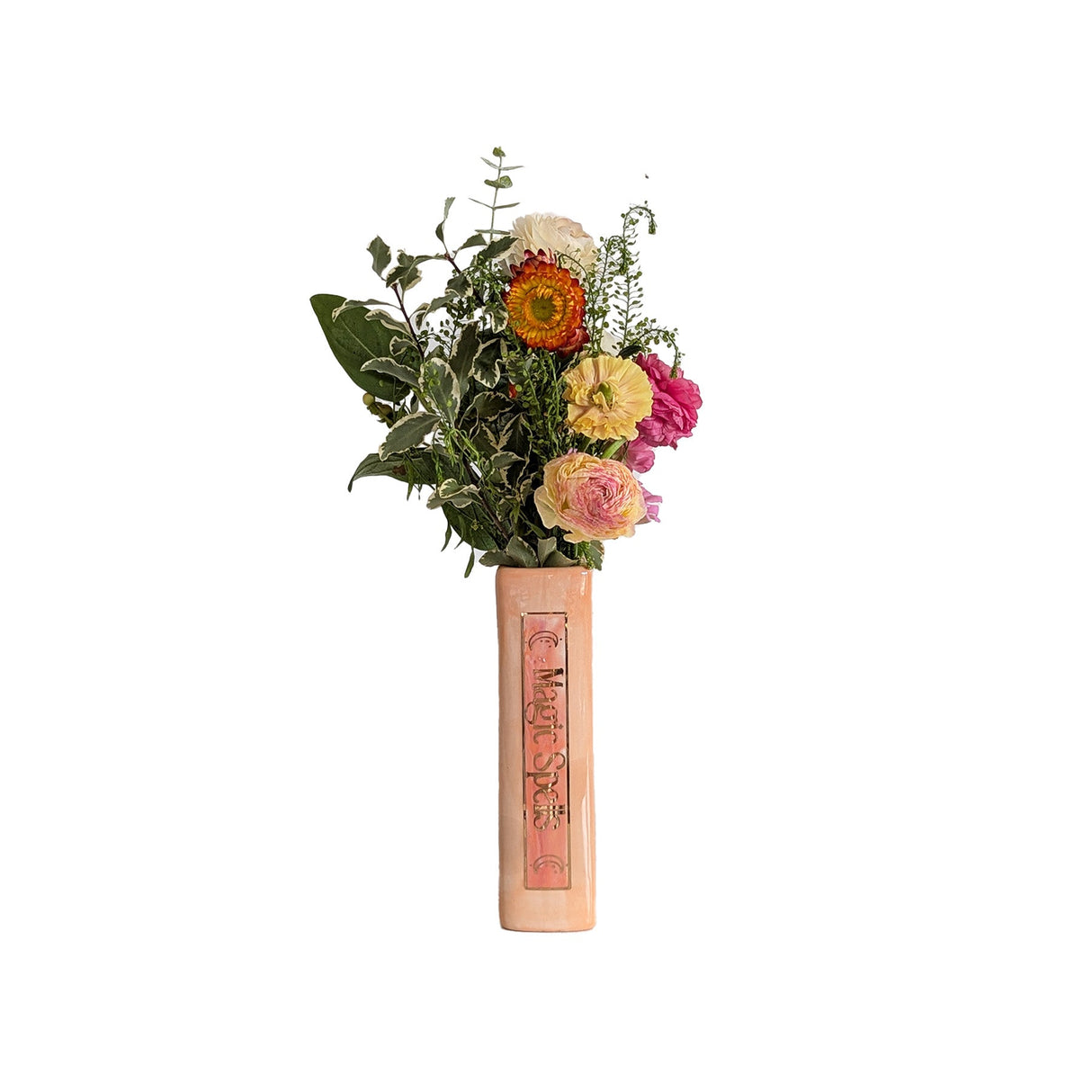 Spell Book Vase in Warm Tones