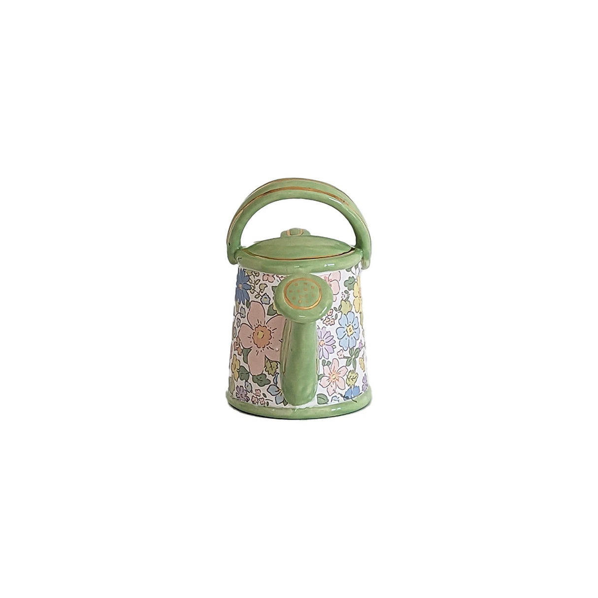 Flower Field Watering Can Bud Vase
