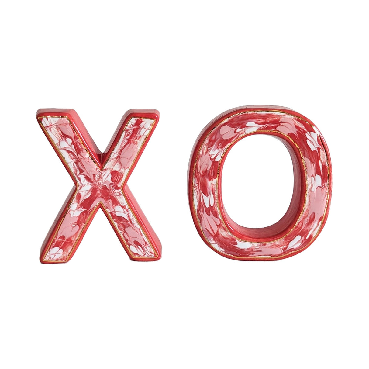Marbled X & O with 22K Gold Accents | Wholesale