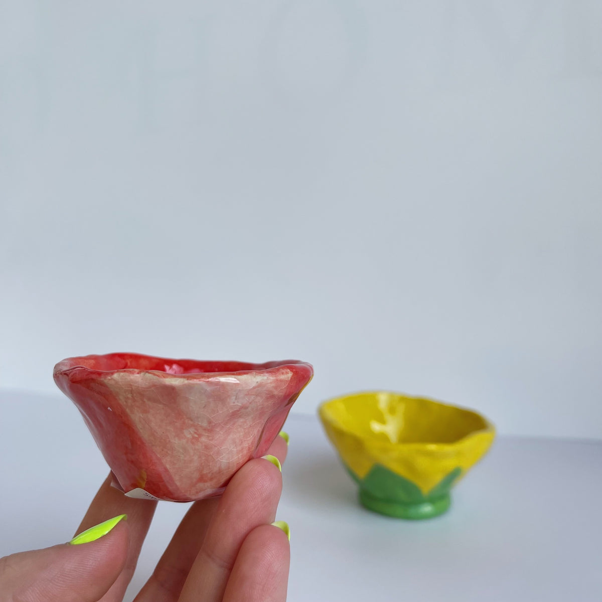 Colorful Tulip Bowls l | Jessica Walker