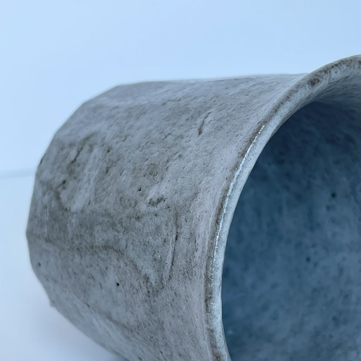 White Yunomi | Panther Pots by Ayden Krzmarzick