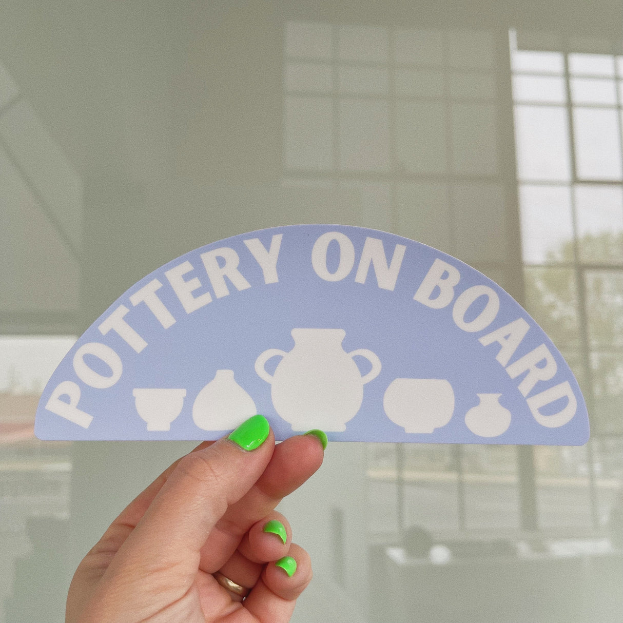 Pottery on Board Sticker | Terra Clay Co.
