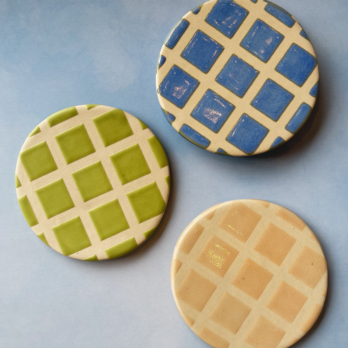 Grid Coaster | Terra Clay Co.
