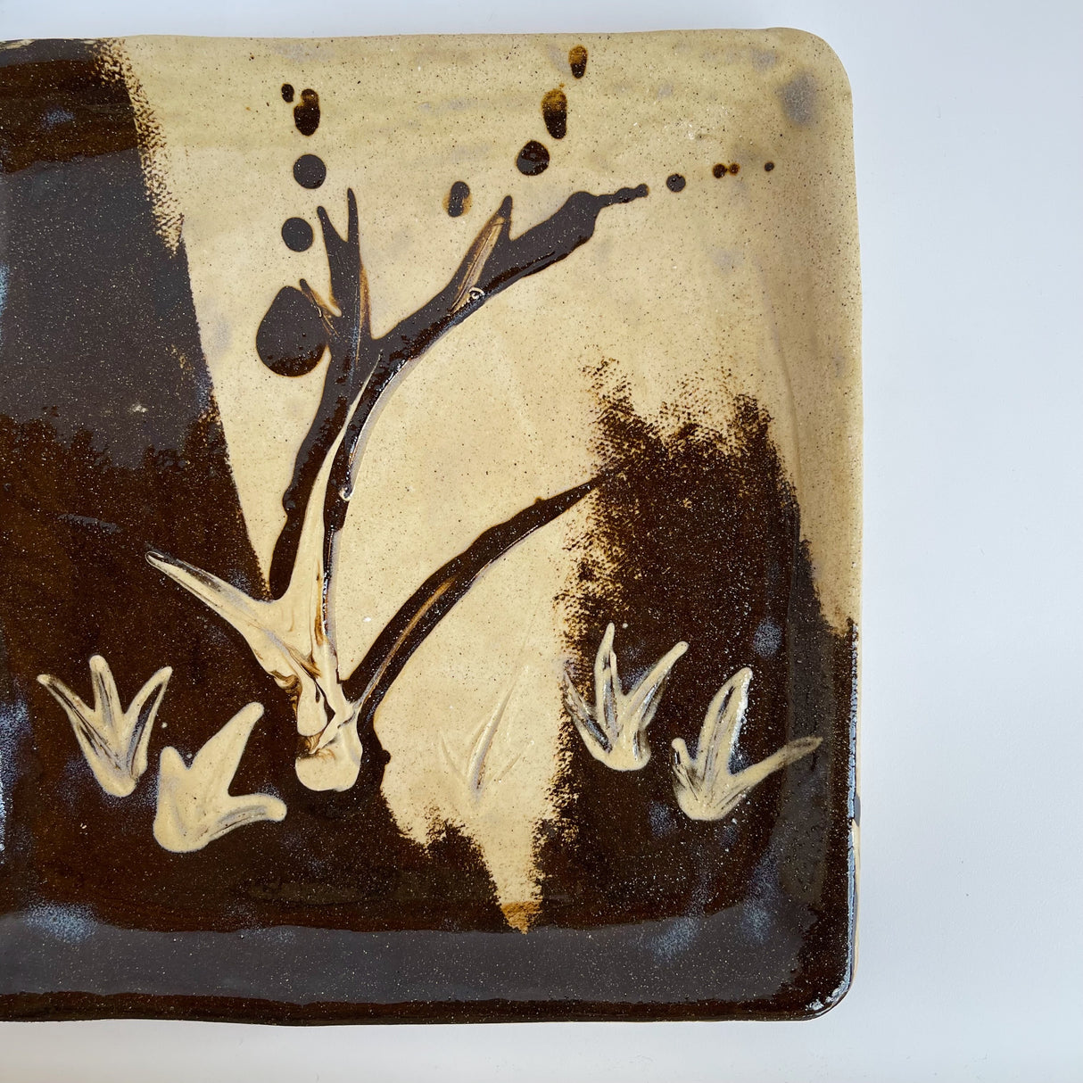 Big Square Tray | Panther Pots by Ayden Krzmarzick