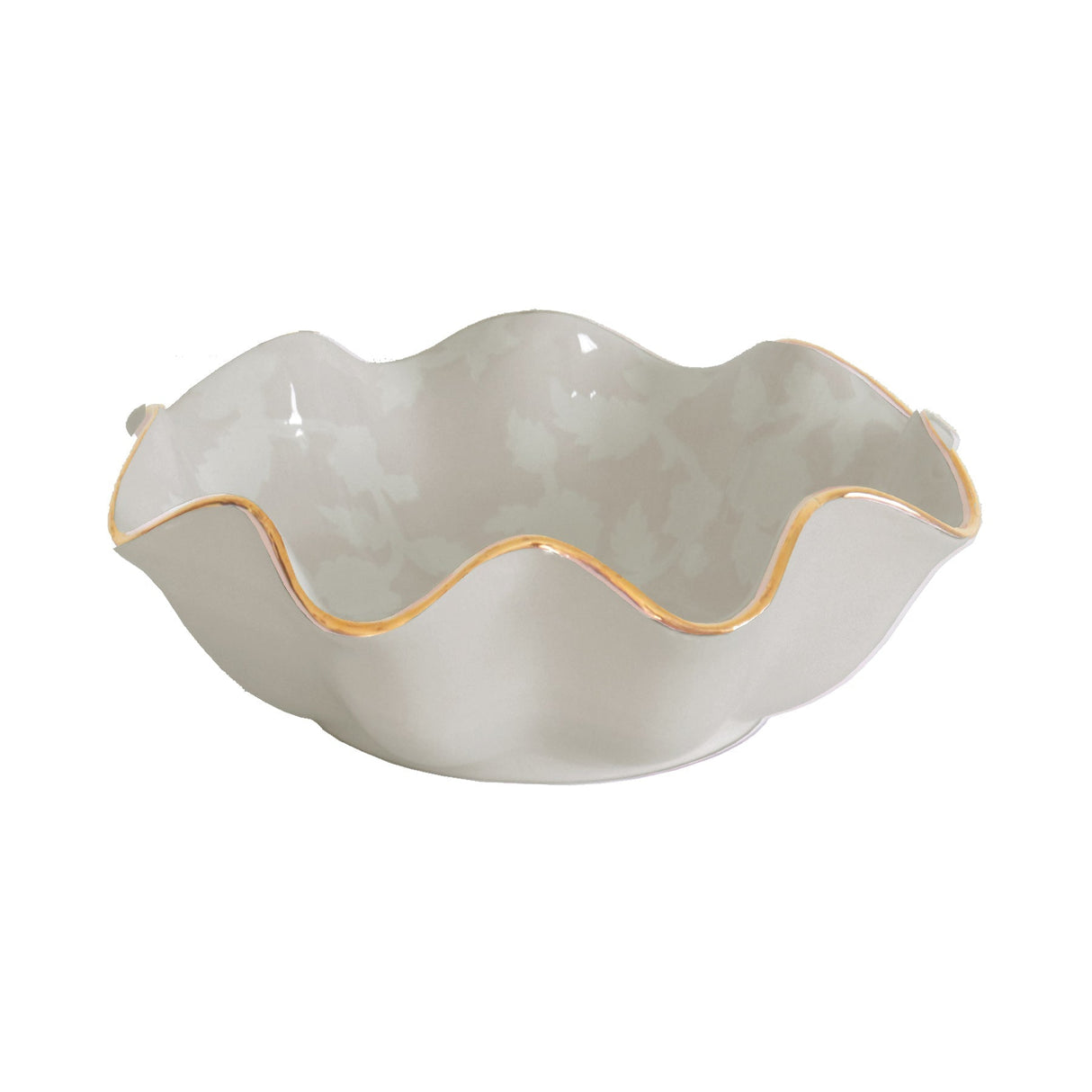 Chinoiserie Dreams Scalloped Bowls with 22K Gold Accent | Wholesale