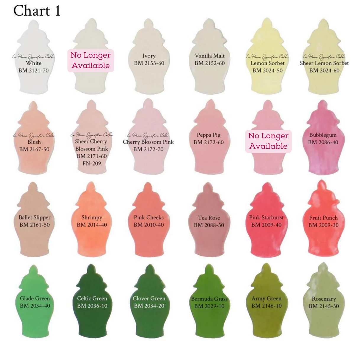 Custom Color Striped Ginger Jar Lamp