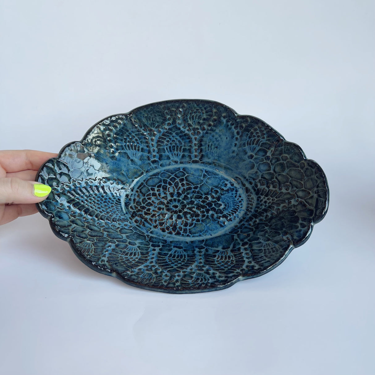 Lace Oval Bowl | Trisha Boatright