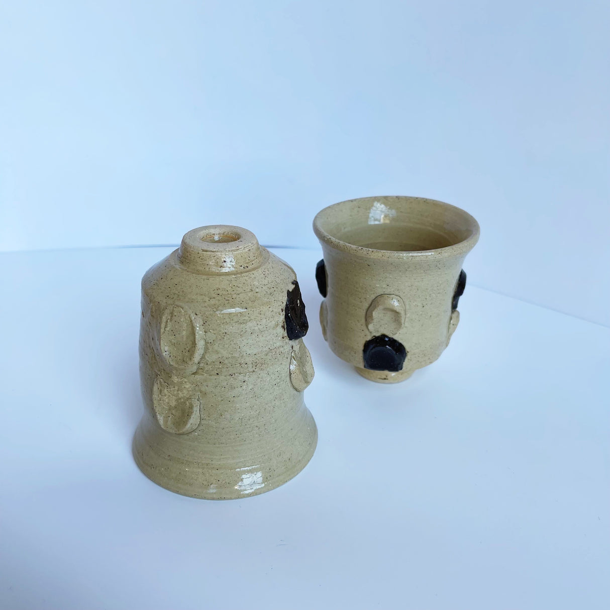 Checkered Knob Yunomi | Panther Pots by Ayden Krzmarzick