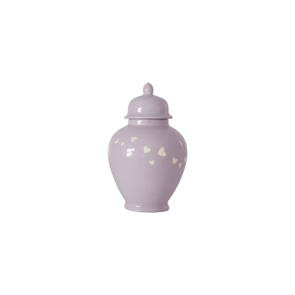 "Love is in the Air" Ginger Jars in Light Lavender