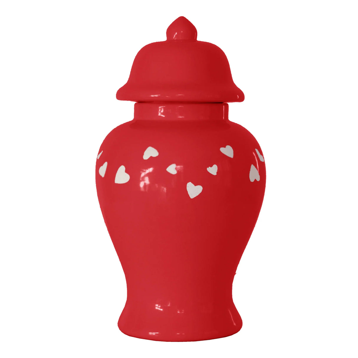 "Love is in the Air" Ginger Jars in Red