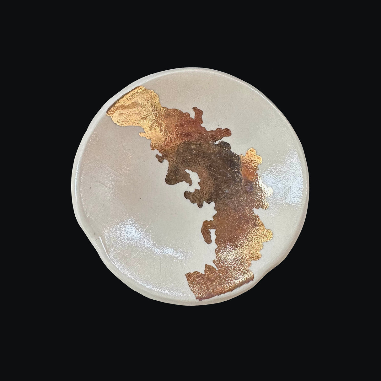 Small Golden Void Trinket Dish | Katie Brown
