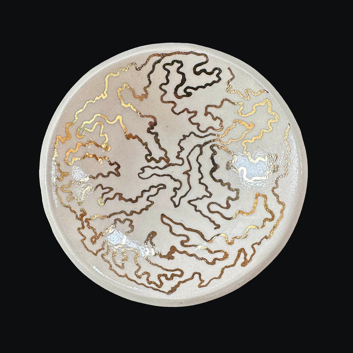 Small Golden Squiggly Trinket | Katie Brown