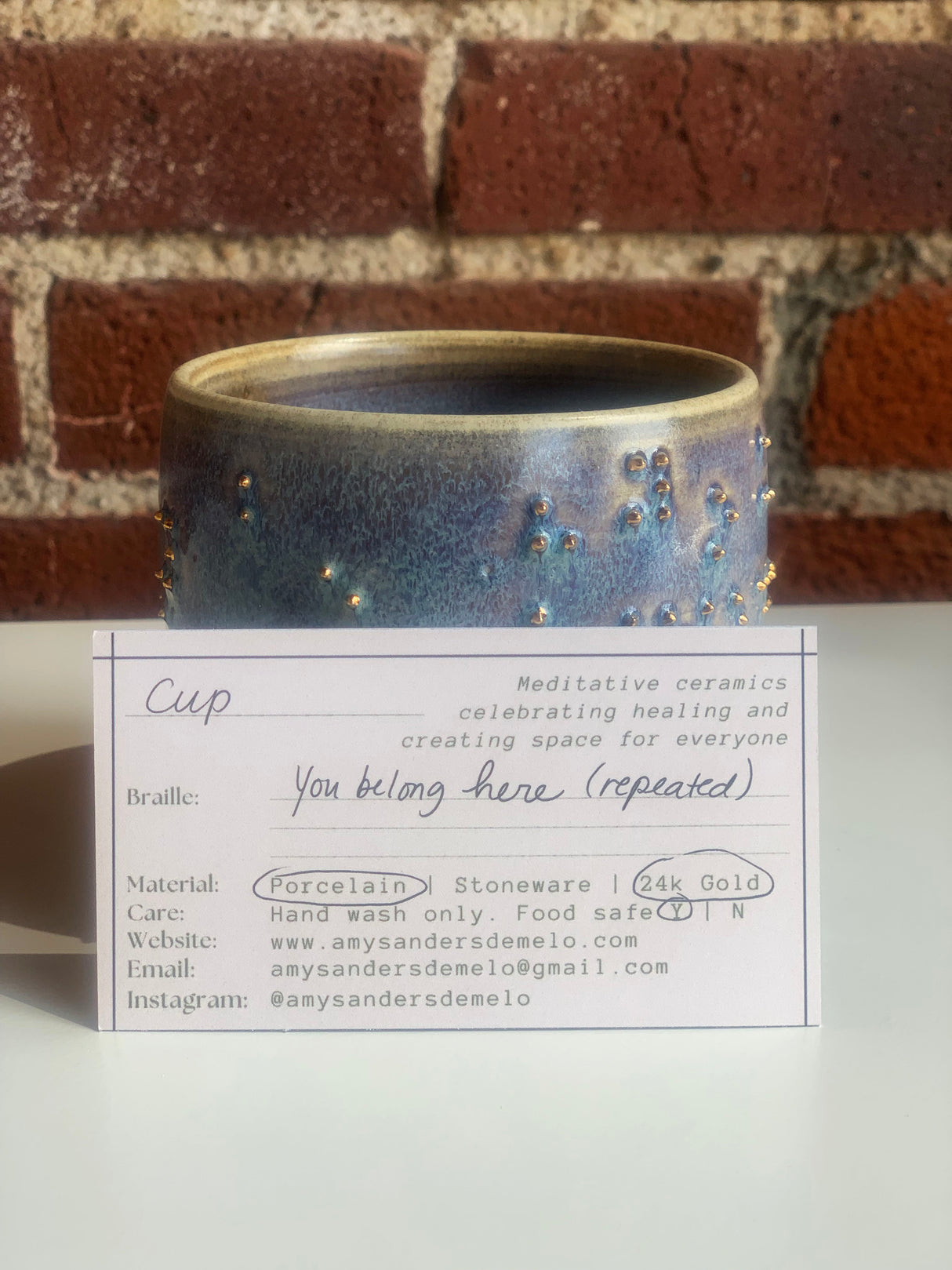 You Belong Here Cup | Amy Sanders de Melo