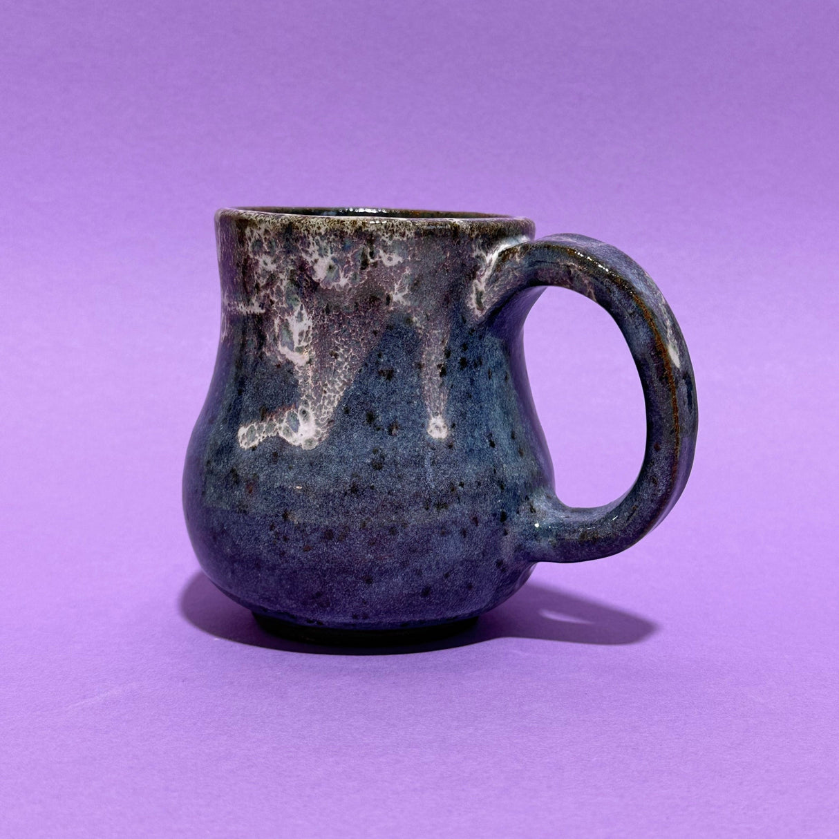 Purple and White Mug | Katie Brown