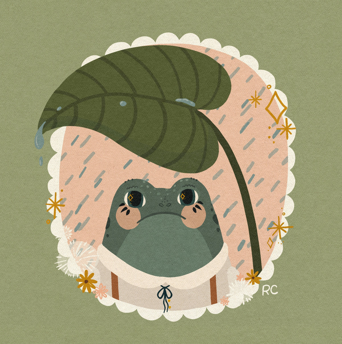 Rain Frog Print | Rachele Cromer