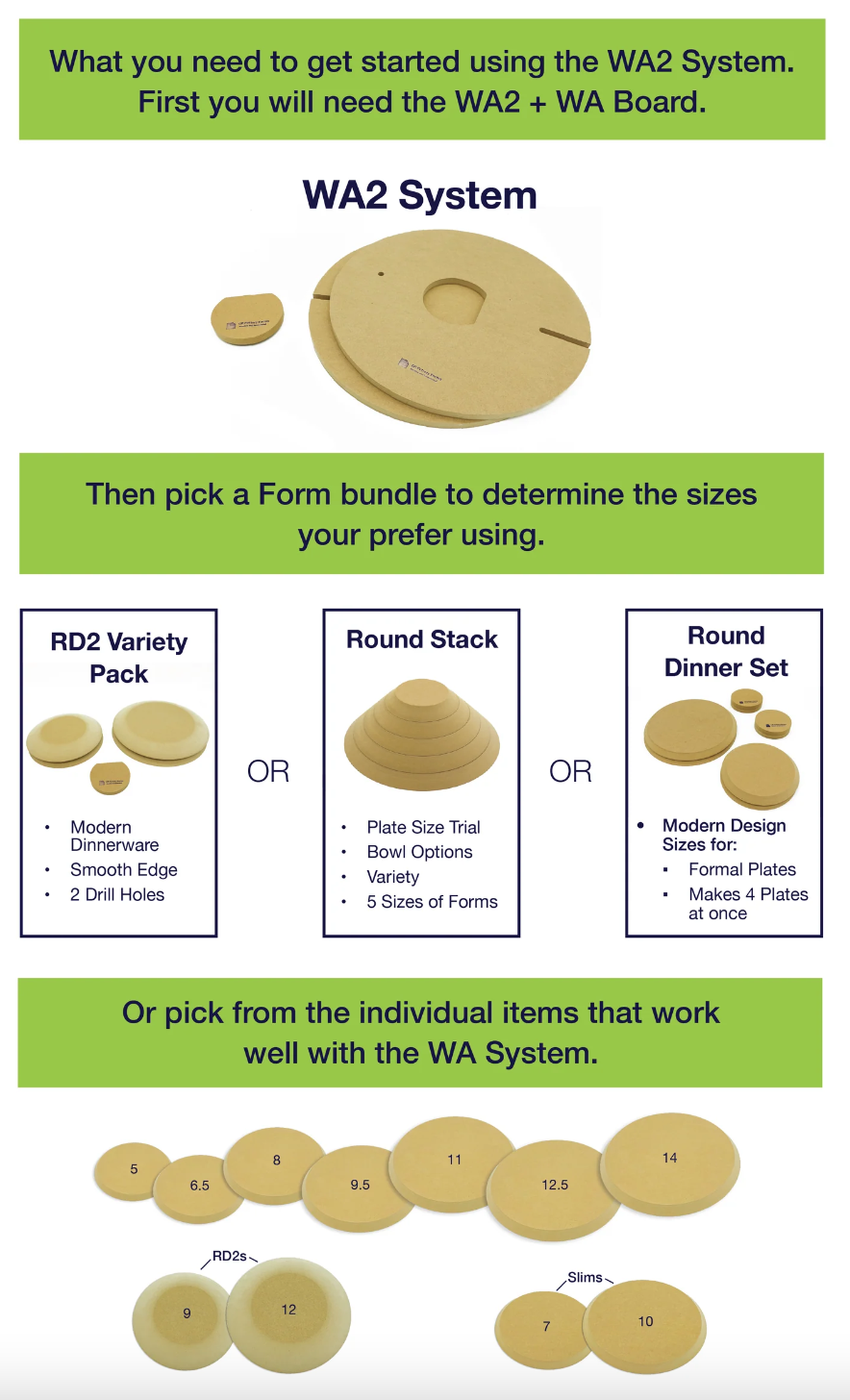 Round Stack Pack- 5 Piece