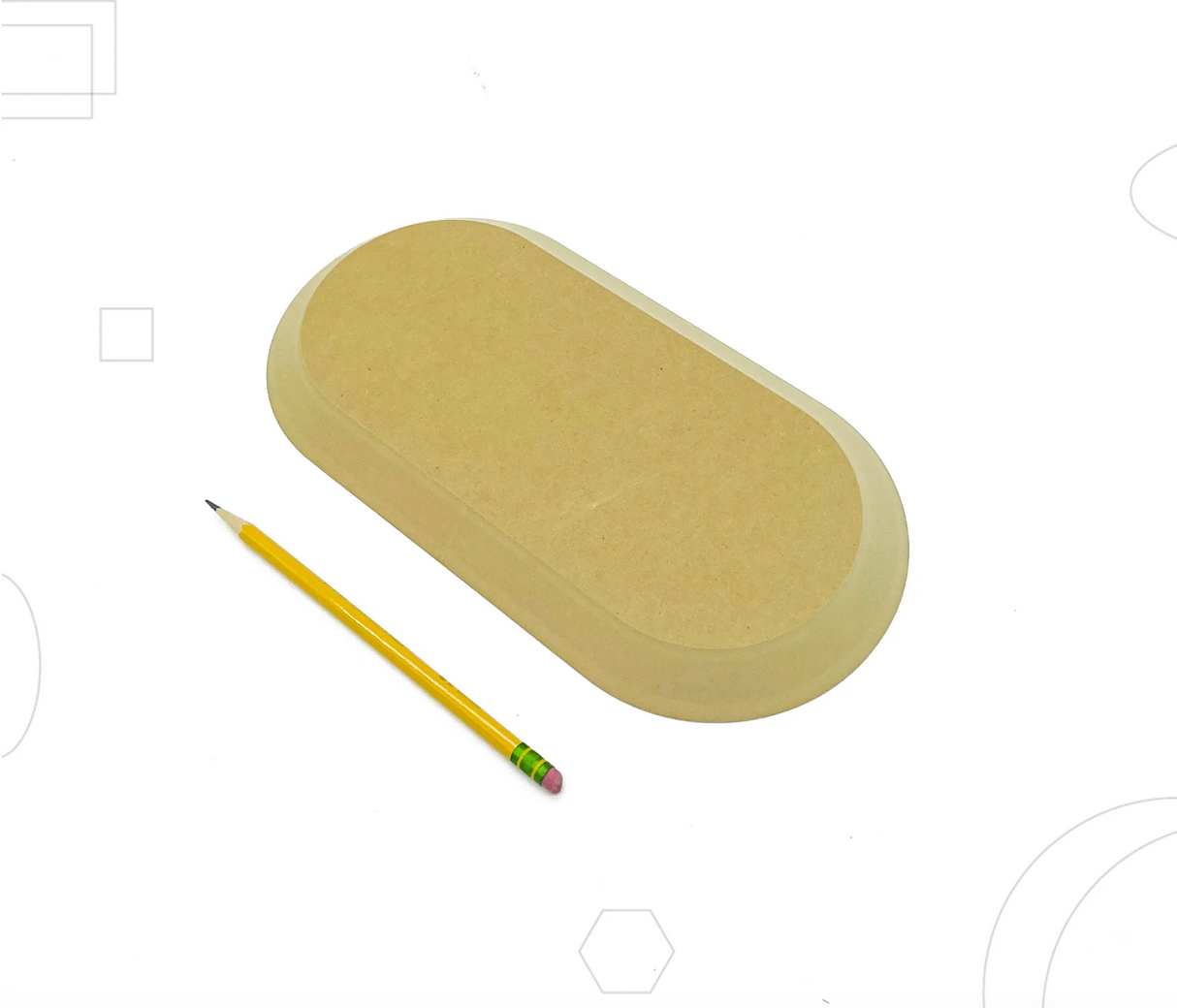 Rounded Rectangle Form, 6X12"
