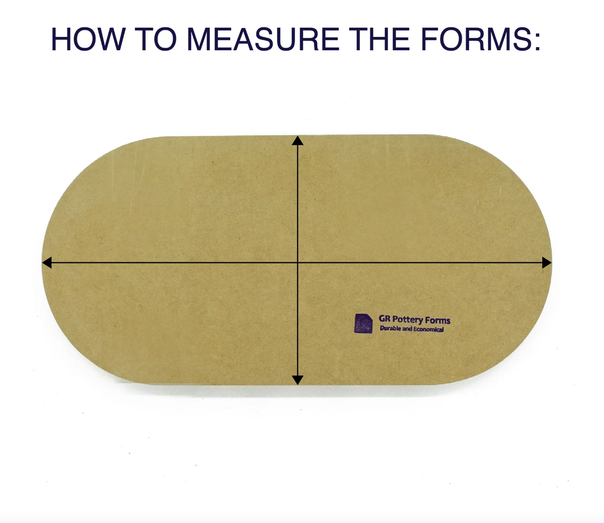 Rounded Rectangle Form, 4.5X13.5"
