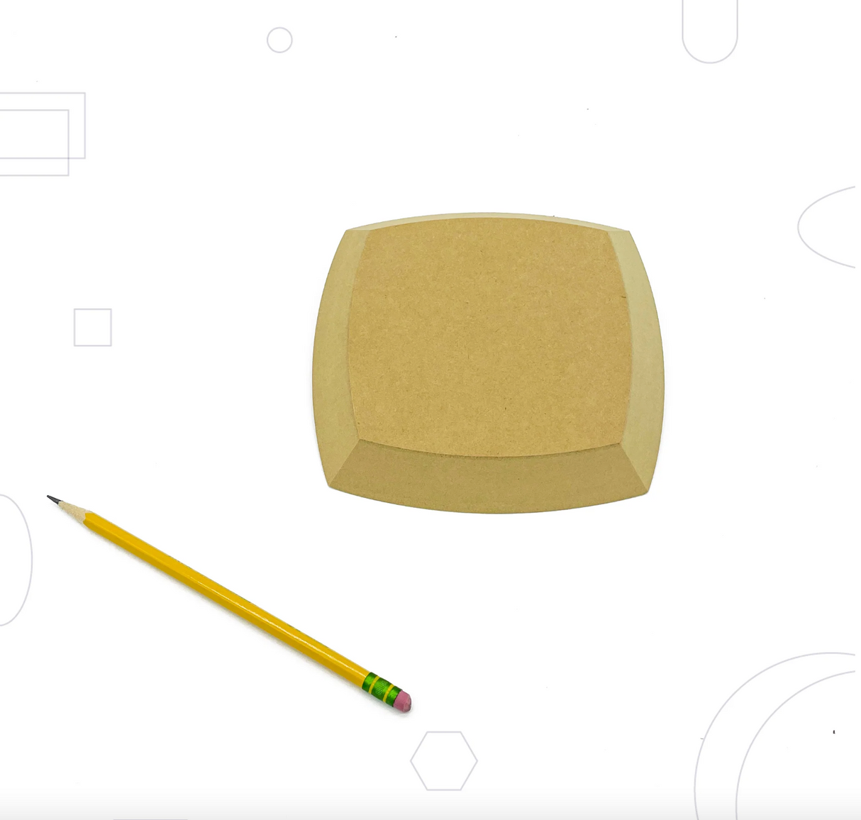 Spherical Square Form, 6.5"