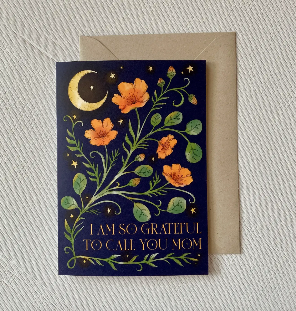 Mother's Day Poppy Card | Jillian Selene Art