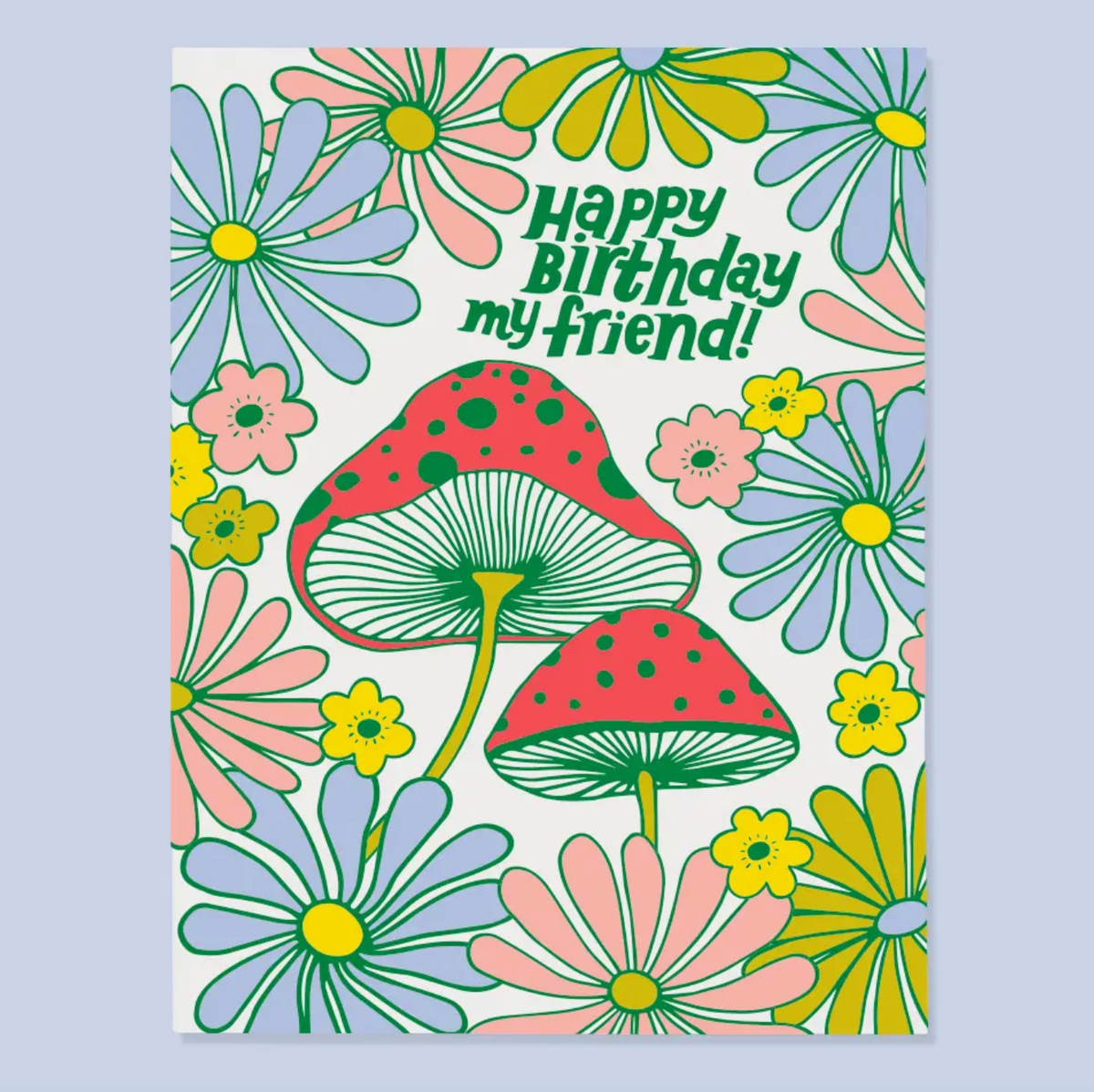 Mushroom Birthday Card